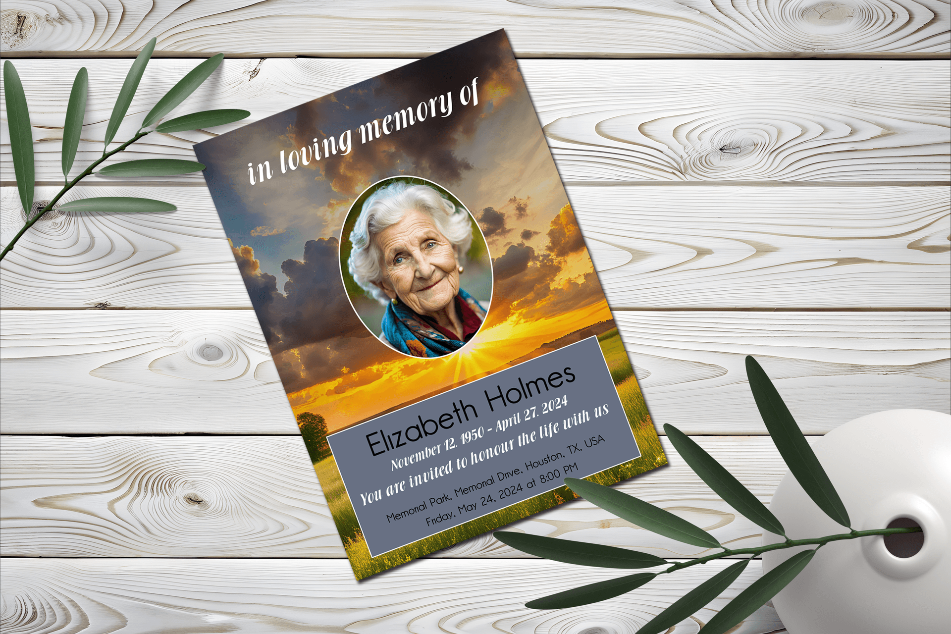 Celebration of Life Invitations