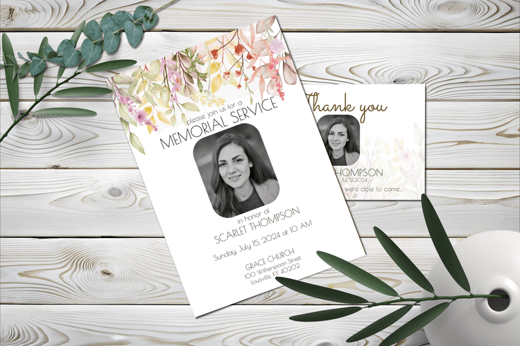 Gentle Bloom Memorial Set